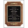 Solid American Walnut Plaque with furniture finish 